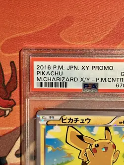 Pikachu 206/XY-P M Charizard Pokemon Center Promo 2016 Japanese PSA 10 GEM MT - Image 3