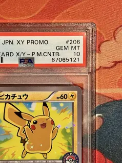 Pikachu 206/XY-P M Charizard Pokemon Center Promo 2016 Japanese PSA 10 GEM MT - Image 4