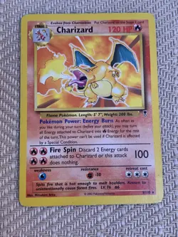 2002 Pokemon Legendary Collection Charizard 3/110 Holo Foil Rare Unlimited WOTC - Image 1