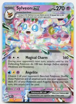 Sylveon ex 041/131 Holo Double Rare Prismatic Evolutions Pokemon Near Mint - Image 1
