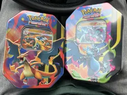 Pokemon Mega Charizard X EX Promo Tin English - Image 1