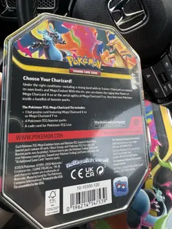 Pokemon Mega Charizard X EX Promo Tin English - Image 2