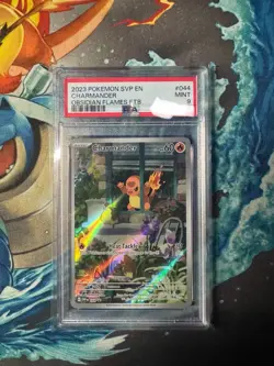 2023 POKEMON CARD CHARMANDER 44 BLACK STAR PROMO ETB #44 GRADED PSA 9 MINT 044 - Image 1