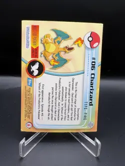 Charizard #06 - 1999 Pokemon Topps Series 1 - Blue Logo - Holo Silver Foil MP - Image 2