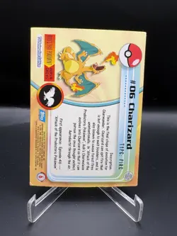 Charizard #06 - 1999 Pokemon Topps Series 1 - Blue Logo - Holo Silver Foil MP - Image 3