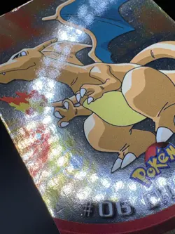 Charizard #06 - 1999 Pokemon Topps Series 1 - Blue Logo - Holo Silver Foil MP - Image 5
