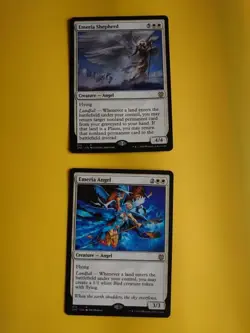 Emeria Shepherd & Emeria Angel. ZNC rare Magic the Gathering 2 Card. - Image 1