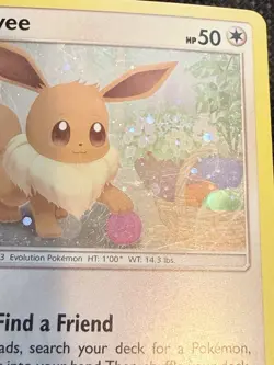 Eevee (Cosmos Holo) SM184 SM Promos Holo Raw English Pokemon Card - Image 5