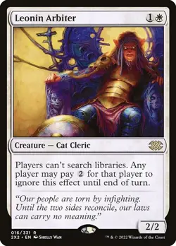 [MTG] Leonin Arbiter (016) (2X2) NM - Image 1
