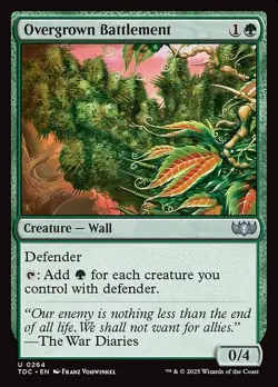 [MTG] Overgrown Battlement (0264) (TDC) NM - Image 1