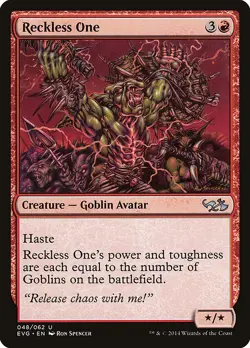 [MTG] Reckless One (048) (EVG) NM - Image 1