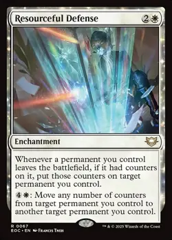 [MTG] Resourceful Defense (0067) (EOC) NM - Image 1