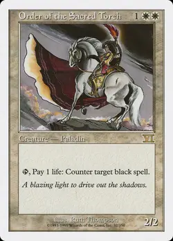[MTG] Order of the Sacred Torch (Retro Frame) (032) (6ED) NM - Image 1