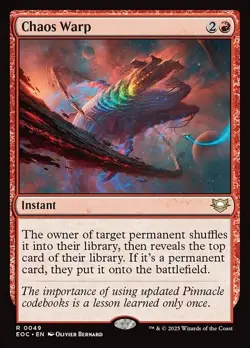 [MTG] Chaos Warp (0049) (EOC) NM - Image 1