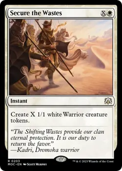 MTG March of the Machine Commander - Secure the Wastes - Image 1