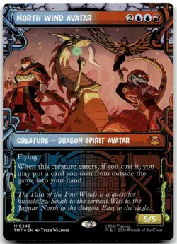 MTG North Wind Avatar Teenage Mutant Ninja Turtles TMT #248 mythic Foil NM - Image 1