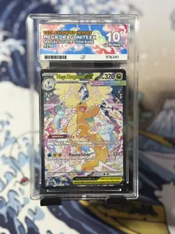 Pokemon Ascended Heroes Mega Dragonite EX 290/217 -ACE 10 *Perfect Subgrades* - Image 1