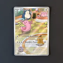 Chansey 187/167 Twilight Masquerade Illustration Rare Pokemon Card - Image 2