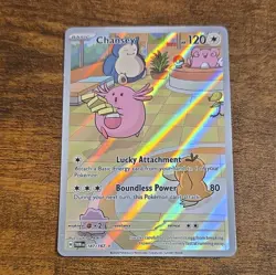 The Pokemon Company Chansey 187/167 Twilight Masquerade IR Holo Full Art Eng - Image 1