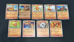 Pokemon Journey Together Complete Common, Uncommon & Holo Rare 143 Card Set - Image 3