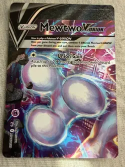 Pokemon TCG Mewtwo V-UNION SWSH 159 160 161 162 Promo Holo NM - Image 3
