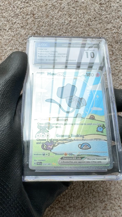 Mew EX 232/091 Special Illustration Rare Pokemon CGC 10 Gem Mint - Image 2