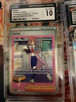 Lotto Pokemon Slab CGC 10 PSA 9 Lacey Flying Pikachu VMAX Toedscool - Image 3