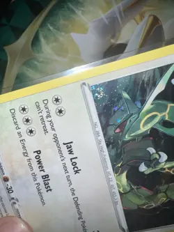 Pokemon TCG Rayquaza - SWSH029 Sword & Shield Black Star Promo NM W/Swirl - Image 3