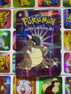 Pokemon 151 Vintage Pocket Monsters Vending HOLO Prism Sticker 2000 Nintendo - Image 1