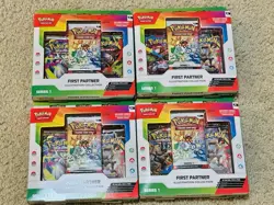 Bundle Lot of 4 Pokemon TCG First Partner Illustration Collection Series 1 - Image 1