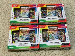 Bundle Lot of 4 Pokemon TCG First Partner Illustration Collection Series 1 - Image 2