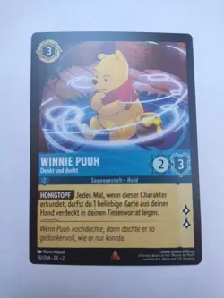 Disney Lorcana Karte Winnie Puuh - denkt und denkt 2ROF 161/204 Selten Rare DE - Image 1