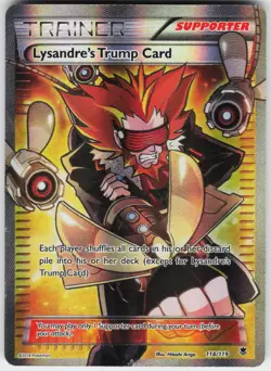 Lysandre's Trump Card (118 Full Art) 118/119 XY - Phantom Forces Ultra Rare - Image 1