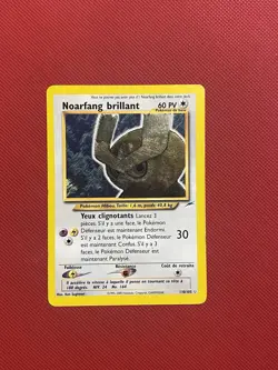 FRENCH Pokemon Card TCG Shining Noctowl 110/105 Neo Destiny Holo - Image 1