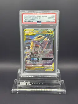 Pokemon Card Garchomp & Giratina GX 146/236 Unified Minds PSA 10 GEM MINT - Image 1