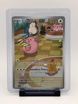 Chansey 187/167 Illustration Rare Twilight Masquerade Pokemon Card NM - Image 1