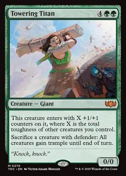 [MTG] Towering Titan (0276) (TDC) NM - Image 1