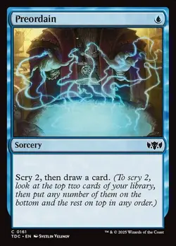 [MTG] Preordain (0161) (TDC) NM - Image 1