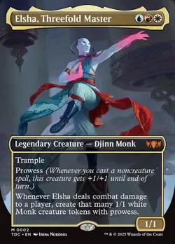 [MTG] Elsha, Threefold Master (Foil) (Borderless) (0002) (TDC) NM - Image 1