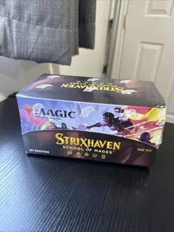 Strixhaven School of Mages Set Booster Box SEALED ENGLISH | MTG Magic Cards 630509975679 - Image 1
