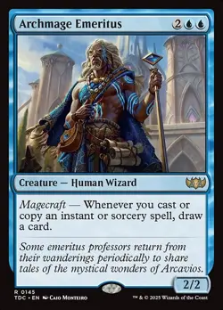 [MTG] Archmage Emeritus (0145) (TDC) NM - Image 1