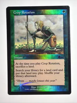 MTG - Crop Rotation - Urza's Legacy -Foil -NM - Image 1