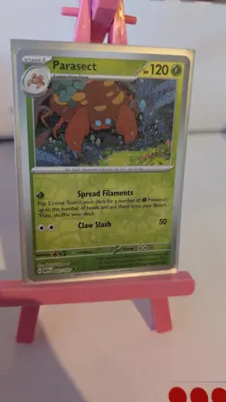 047/165 Parasect Reverse Holo Rare Scarlet and Violet 151 2023 Pokemon - Image 1