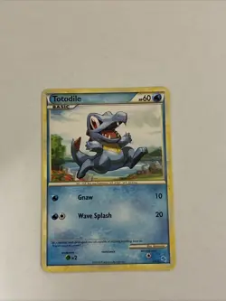 Pokemon TCG Totodile Common 14/30 Gyarados & Raichu 2010 - Image 1