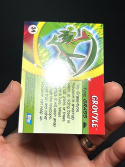 Topps Pokemon Advanced Challenge Non Holo Grovyle #34 LP - Image 4