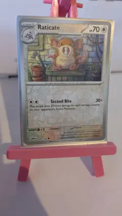 020/165 Raticate Reverse Holo Rare Scarlet and Violet 151 2023 Pokemon - Image 1