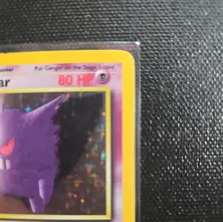 Pokemon Gengar TCG Fossil Holo Card 5/62 Unlimited Holo Rare (1999) LP- - Image 4