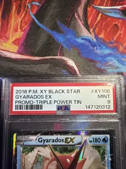 Pokemon Gyarados EX PM XY Black Star #XY106 Promo PSA 9 NM-Mint 2016 - Image 3