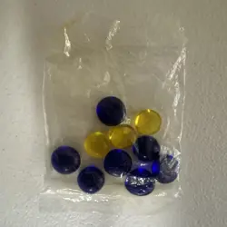 VINTAGE Pokemon COUNTERS 1999 blue, and yellow stones SEALED UNOPENED - Image 2