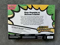 Pokemon Mega Meganium Ex Box Ascended Heroes Tcg Boosters Promo New Sealed - Image 2